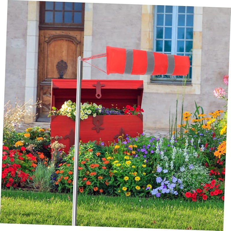 High Visibility Reflective Windsock Flag for Outdoor Garden Patio and Event Decoration - Image 5